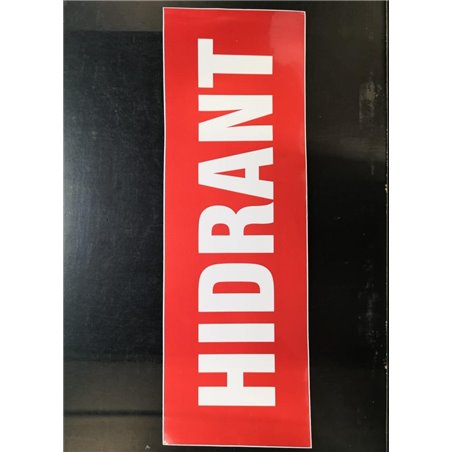 STICKER AUTOCOLANT HIDRANT 345x115