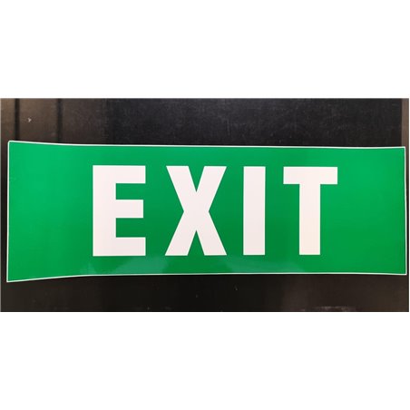 STICKER AUTOCOLANT EXIT 345x115
