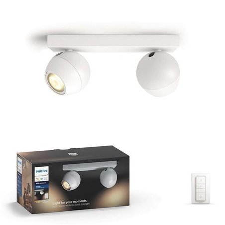 SPOT LED PHILIPS HUE BUCKRAM 2X5.5W