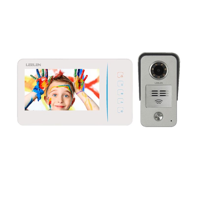 Videointerfon Leelen N60 alb, camera Nr.15 + ID Videointerfon Leelen N60 alb, camera Nr.15 + ID