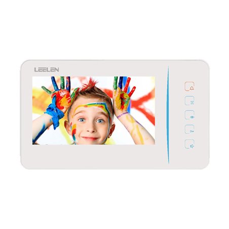 Videointerfon Leelen N60 alb, camera Nr.15 + ID