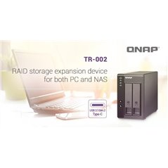 RAID USB QNAP TR-002 2BAY SATA TWR