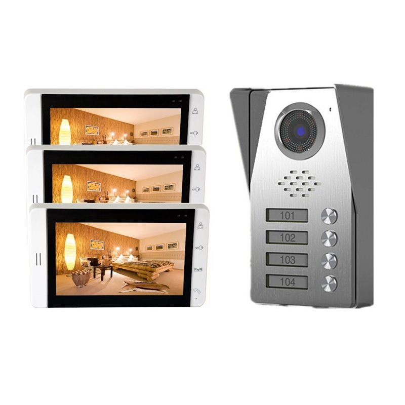 Videointerfon color 7" 3 familii Tongwei DP-705