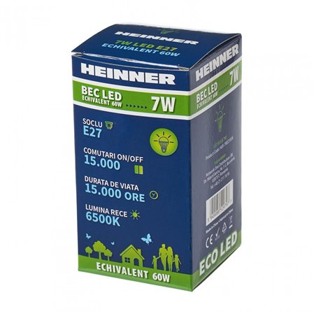 BEC LED HEINNER 7W HLB-7WE2765K