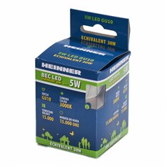 BEC LED HEINNER GU10 5W HLB-5WGU103K