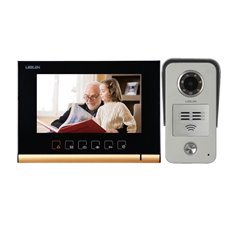 Videointerfon Leelen N72B negru cu cititor de card