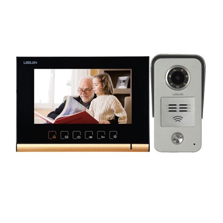 Videointerfon Leelen N72B negru cu cititor de card