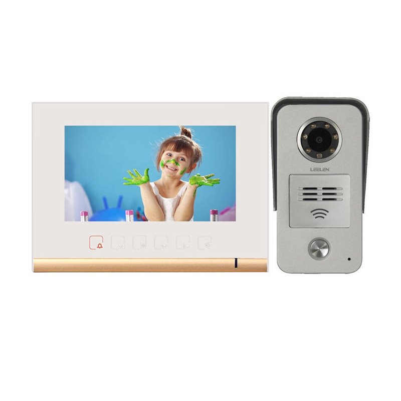 Videointerfon Leelen N72B alb cu cititor de card Videointerfon Leelen N72B alb cu cititor de card