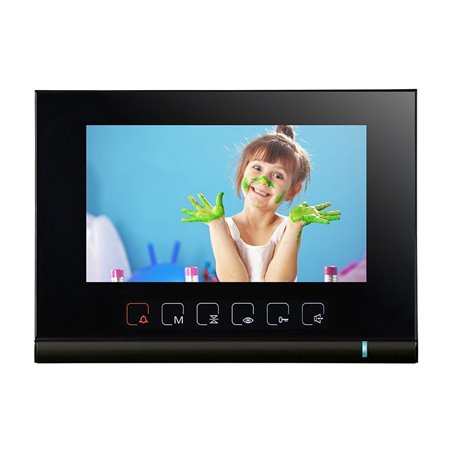 Videointerfon Leelen N72B cu tastatura si cititor de card - negru