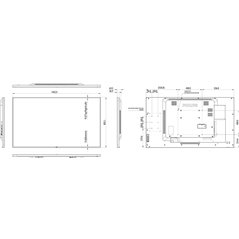 Ecran profesional Philips D-Line 65"