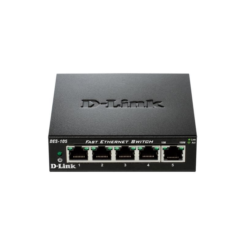 DLINK SW 5P-FE UNMNGD DESK METAL