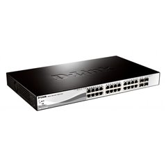 DLINK SW 24P-FE POE 2P-SFP 2CMB SMART RM