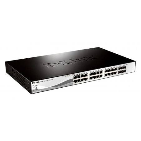 DLINK SW 24P-FE POE 2P-SFP 2CMB SMART RM