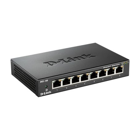 DLINK SW 8P-GB UNMNGD DESK METAL