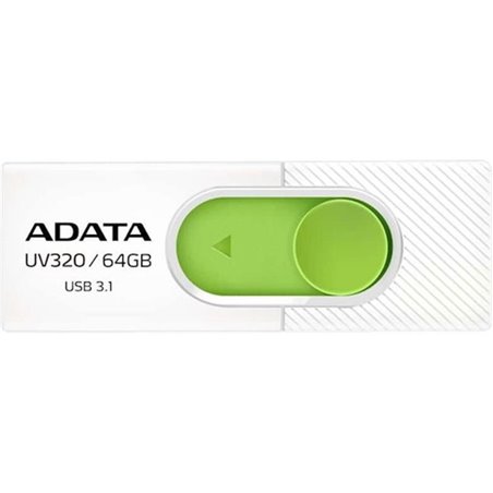 USB UV320 64GB WHITE/GREEN RETAIL