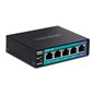 Switch 5 porturi Gigabit PoE+ 35W - TRENDnet TE-GP051 Switch 5 porturi Gigabit PoE+ 35W - TRENDnet TE-GP051