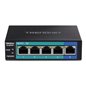 Switch 5 porturi Gigabit PoE+ 35W - TRENDnet TE-GP051 Switch 5 porturi Gigabit PoE+ 35W - TRENDnet TE-GP051
