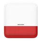 Sirena wireless AX PRO de exterior cu flash, led Rosu, 868Mhz - HIKVISION DS-PS1-E-WE-R