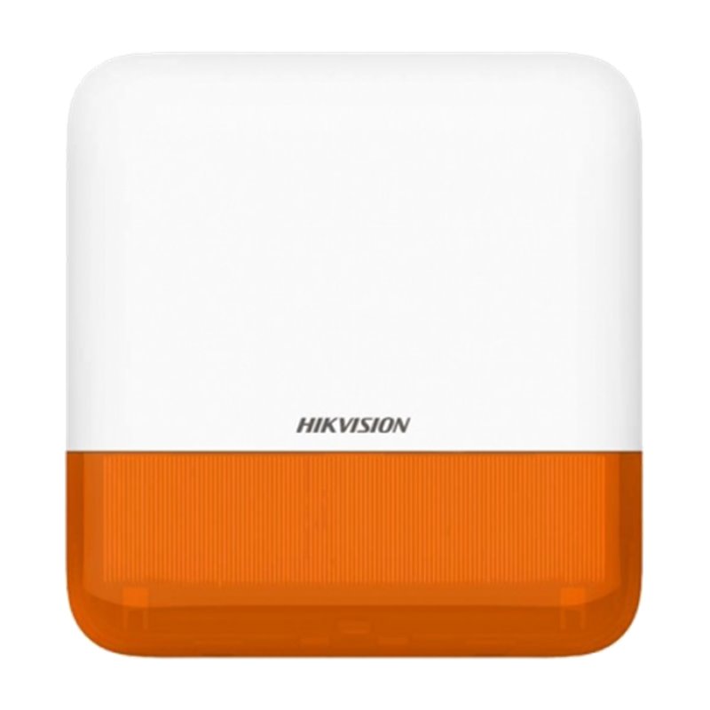 Sirena wireless AX PRO de exterior cu flash, led Portocaliu, 868Mhz - HIKVISION DS-PS1-E-WE-O