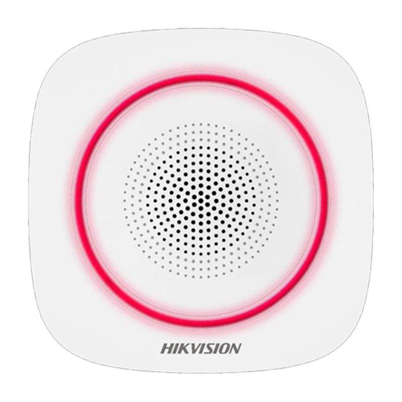 Sirena wireless AX PRO de interior cu led rosu, 868Mhz - HIKVISION DS-PS1-I-WE-R