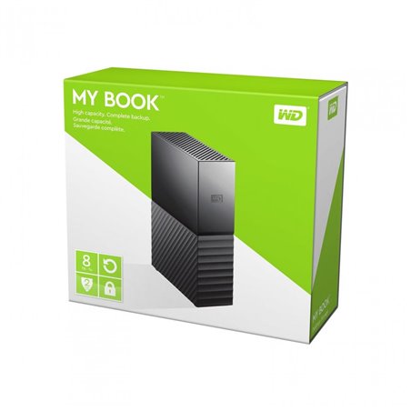 EHDD 8TB WD 3.5" MY BOOK  USB3.0 BK