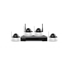 KIT 4CAMERE DOME+1NVR+1HDD WIFI 4MP