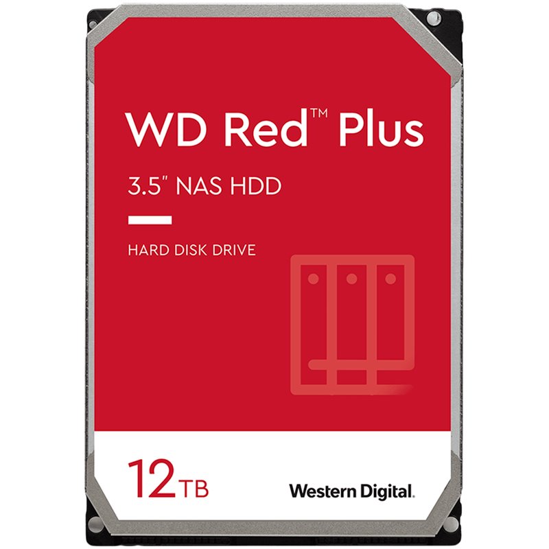HDD NAS WD Red Plus (3.5'', 12TB, 256MB, 7200 RPM, SATA 6 Gb/s) HDD NAS WD Red Plus (3.5'', 12TB, 256MB, 7200 RPM, SATA 6 Gb/s)