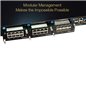 Switch modular, 28 porturi gigabit RJ45/SFP, Layer 2 Web management - UTEPO UTP7524GE-MX