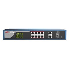 Switch Web-managed 8 porturi PoE, 2 porturi SFP uplink, - HIKVISION DS-3E1310P-E