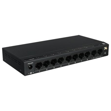 Switch 8 porturi PoE, 2 port uplink, 120W - UTEPO SF10P-FHM