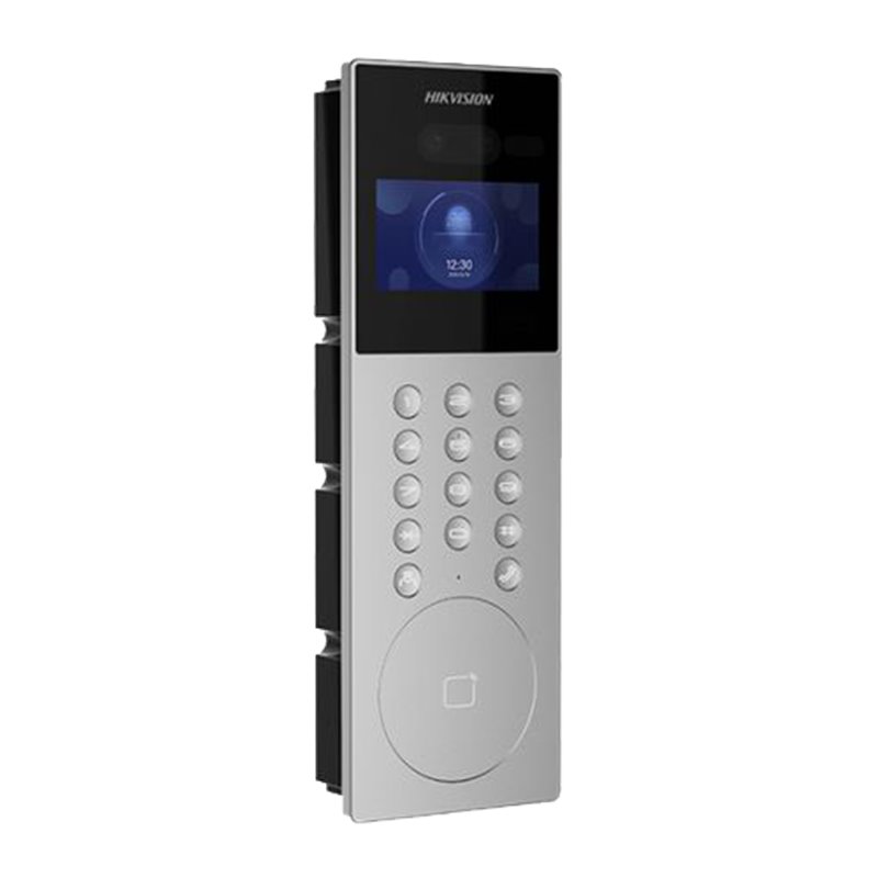 Panou exterior videointerfon TCP/IP pentru blocuri si spatii birouri, control acces integrat card si DETECTIE FACIALA - HIKVISI Panou exterior videointerfon TCP/IP pentru blocuri si spatii birouri, control acces integrat card si DETECTIE FACIALA - HIKVISI