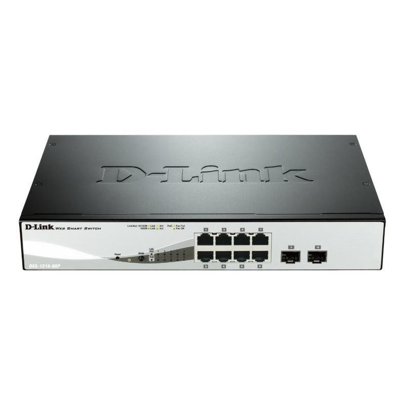 DLINK SW 6P-GB POE 2CMB SMART RM
