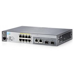 HPE SW 2530 8P GB 2DUAL-P POE+