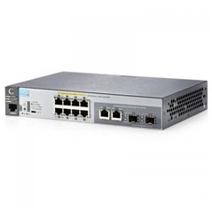 HPE SW 2530 8P GB 2DUAL-P POE+
