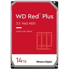 HDD NAS WD Red Plus (3.5'', 14TB, 512MB, 7200 RPM, SATA 6 Gb/s)