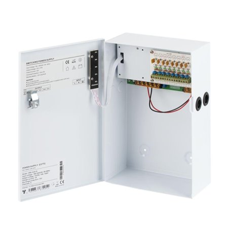 SURSA CU BACKUP 10A 8CANALE CARCASA MET