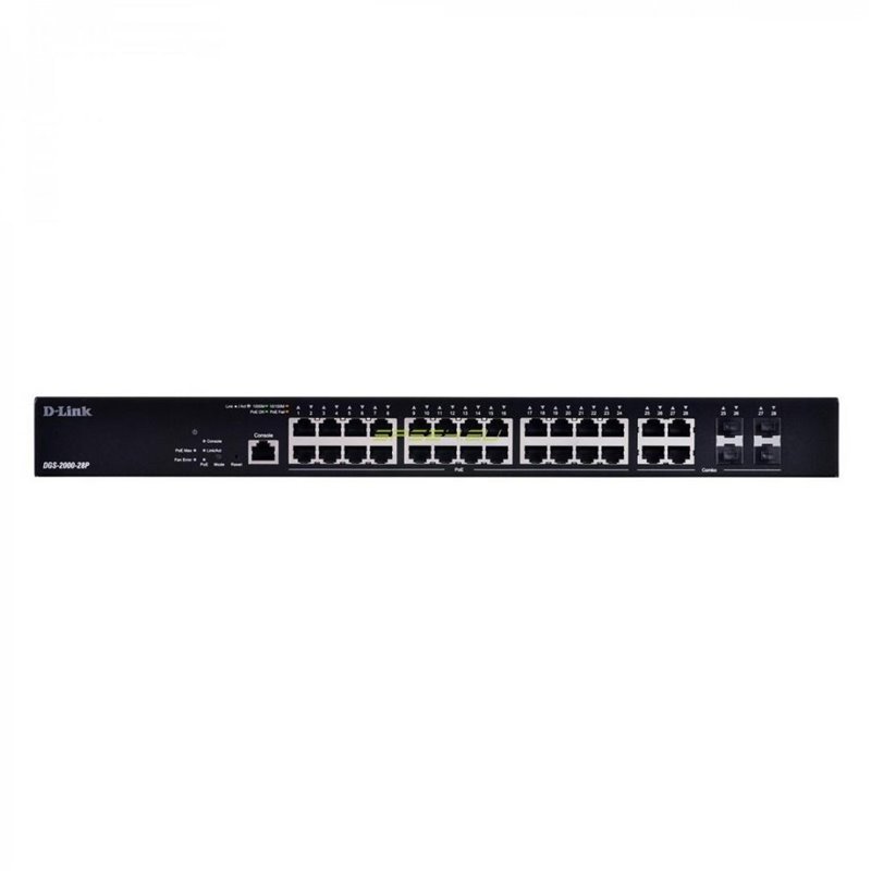 DLINK SW 24P-GB 4 COMBO GB SFP L3 POE