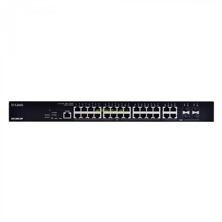 DLINK SW 24P-GB 4 COMBO GB SFP L3 POE