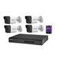KIT IP 4X IPCAMBULLET 1XNVR 1XHDD1TB POE