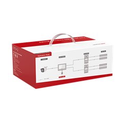 Kit videointerfon analogic 7inch, camera 2MP, conectare 2 fire - HIKVISION DS-KIS101-P(S)
