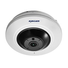 EyecamCamera IP Fisheye 4MP Audio PoE WiFi Eyecam EC-1363