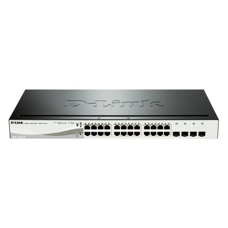 DLINK SW 20P-GB 4CMB 12P-POE SMART RM
