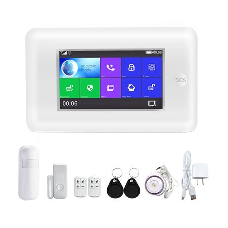 Sistem de alarma wireless PGST PG-106 WIFI GSM si camera wireless