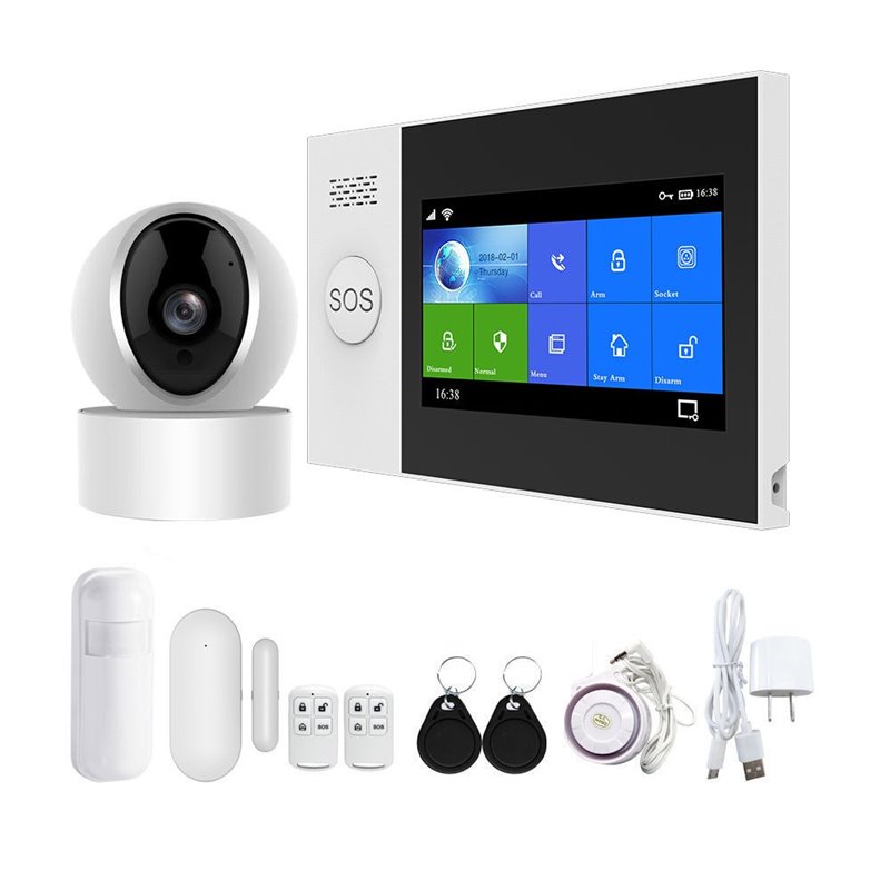Sistem de alarma wireless WiFi 3G PGST PG-107 si camera wireless Sistem de alarma wireless WiFi 3G PGST PG-107 si camera wireless