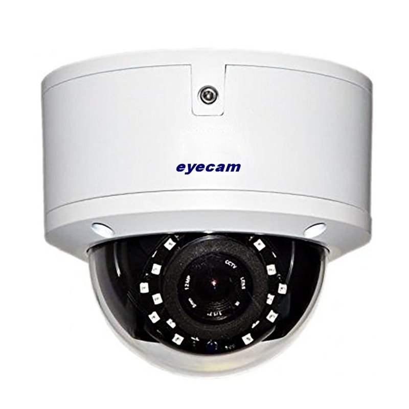 Camera IP Dome 4K Sony Starvis 20M Audio Slot Card Eyecam EC-1368-2 Camera IP Dome 4K Sony Starvis 20M Audio Slot Card Eyecam EC-1368-2