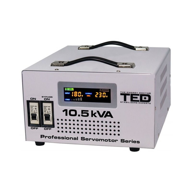 Stabilizator retea maxim 10.5kVA-SVC cu servomotor Stabilizator retea maxim 10.5kVA-SVC cu servomotor