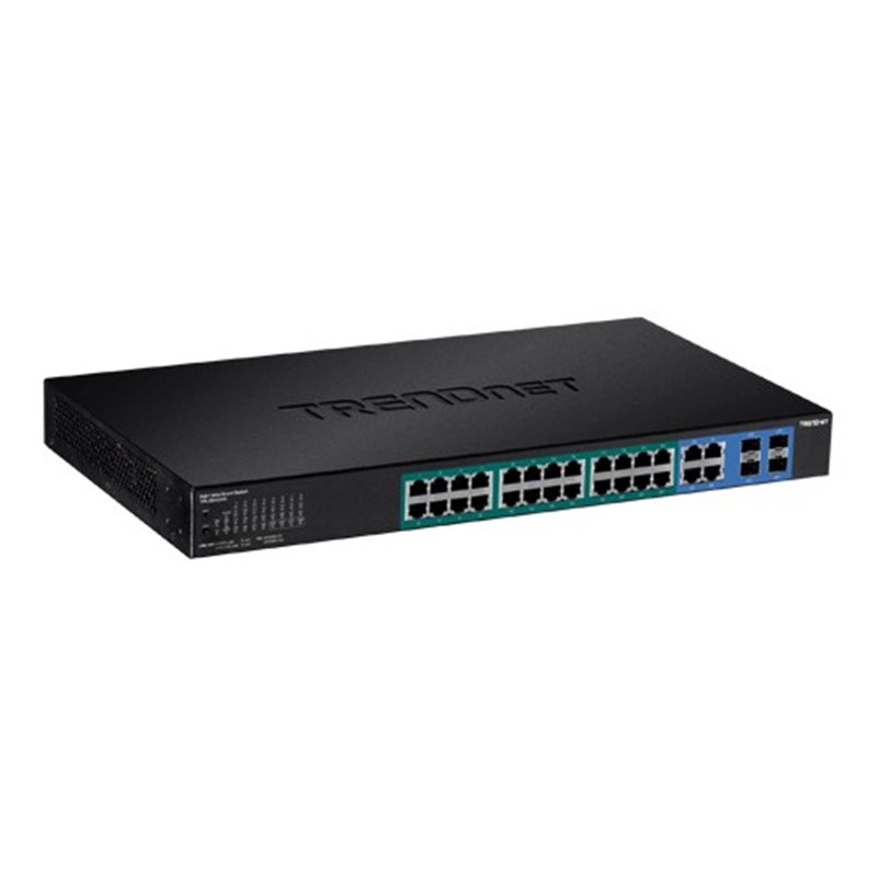 Switch 28 porturi Gigabit Web Smart, 24 x PoE+, 4 x Gigabit/SFP - TRENDnet TPE-2840WS Switch 28 porturi Gigabit Web Smart, 24 x PoE+, 4 x Gigabit/SFP - TRENDnet TPE-2840WS