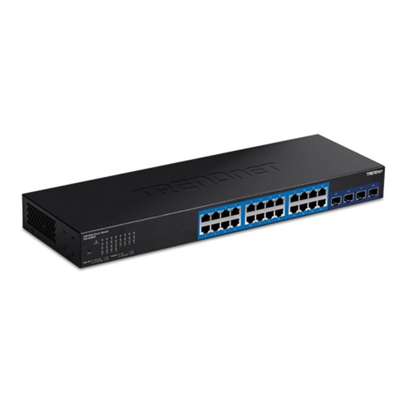 Switch Web Smart Managemet 24 porturi Gigabit, 4 porturi SFP+ 10G - TRENDnet TEG-30284 Switch Web Smart Managemet 24 porturi Gigabit, 4 porturi SFP+ 10G - TRENDnet TEG-30284