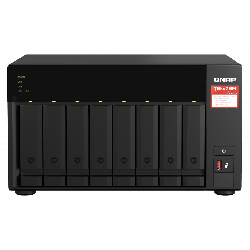 NAS QNAP 873A 8BAY 2GHZ 4GB 2U SATA