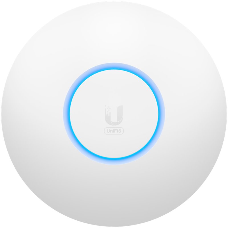 Ubiquiti U6-Lite Wi-Fi 6 Access Point with dual-band 2x2 MIMO in a compact design for low-profile mounting no POE included in pa